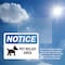 Signmission Pet Relief Area Sign With Symbol, 18 in W x Rectangle, Vinyl Decal OS-2PACK-NS-D-1218-L-17246 - alternate 3